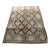 Vintage Turkish Rug: Pink & Brown Diamond Pattern | 4'4"x5'7" For Sale