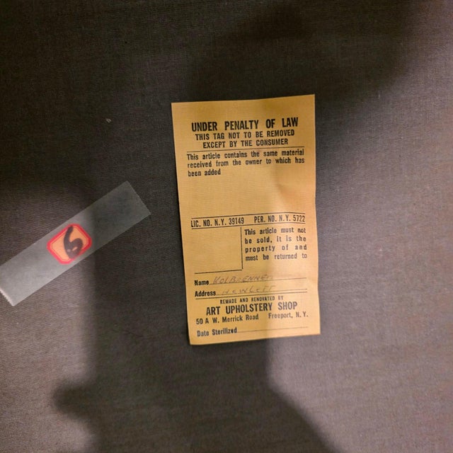 Set of 6 Vintage John Stuart Neoclassical Regency Revival Dining Chairs With Greek Key Inlay For Sale - Image 9 of 12