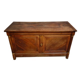 19th Century Empire Oak Sideboard For Sale