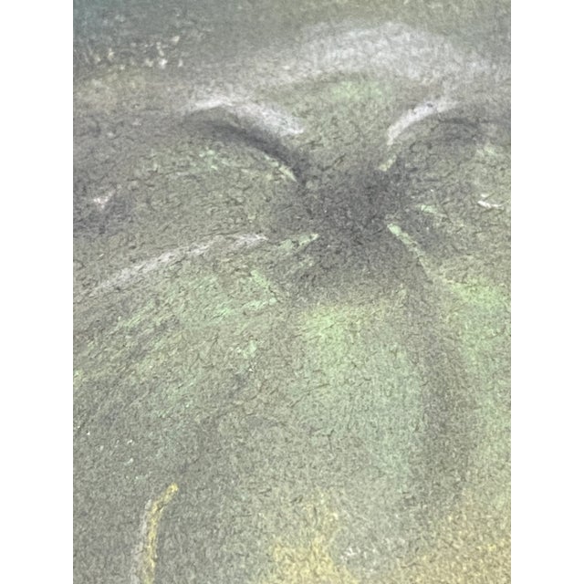 Art Deco Pastel 1940s Art Deco Botanical Painting For Sale - Image 3 of 9