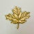 Hollywood Regency Mid-Century Boho Chic Hollywood Regency Brass Maple Leaf Sculptural Wall Object. For Sale - Image 3 of 8