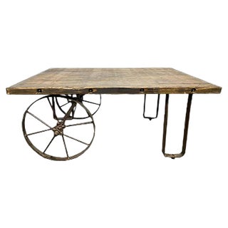Industrial Coffee Table, 1950s For Sale