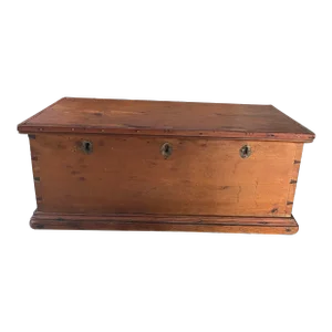 Late 19th Century Large Antique Pine Box