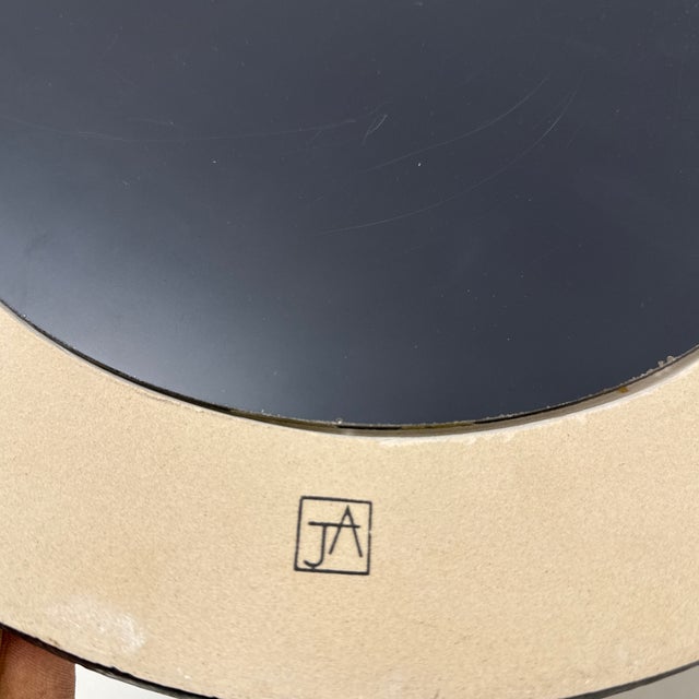 Jonathan Adler Relief Round Ceramic Mirror For Sale - Image 11 of 12
