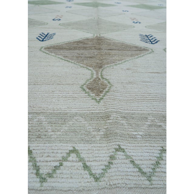 Modern Handmade Rug 10'6" x 13'11" #17168 For Sale In Houston - Image 6 of 8