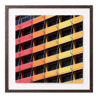 “Puerta America 01” Giclee Archival Pigment Print 24x24 Framed in Walnut For Sale