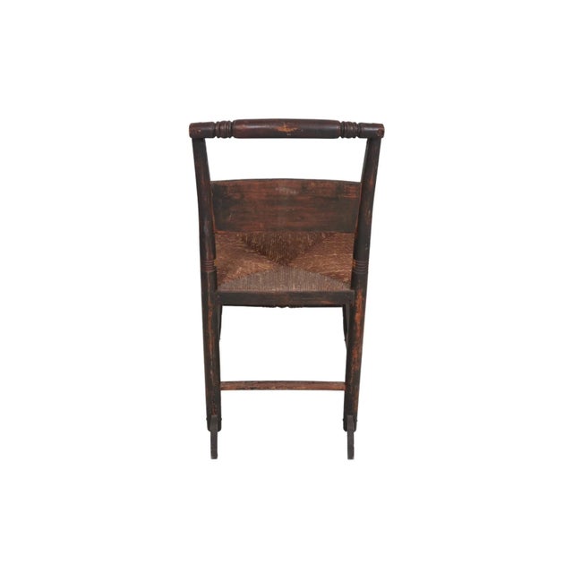 Black Hitchcock Style Stenciled Rocking Chair For Sale - Image 8 of 9