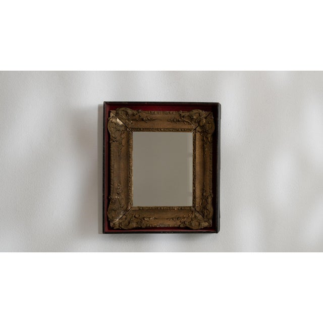 19th Century 19th Century France Rococo Gold Wood Mirror For Sale - Image 5 of 8