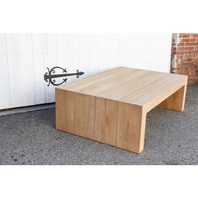Mid-Century Bleached Coffee Table For Sale - Image 9 of 13