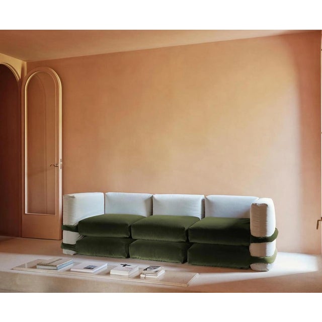 Textile Pillow Sofa in Velvet by Muller van Severen for BD Barcelona For Sale - Image 7 of 18