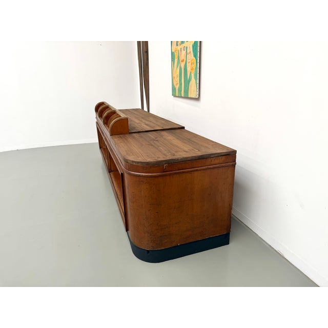Large Vintage Shop Counter, 1930s For Sale - Image 12 of 18