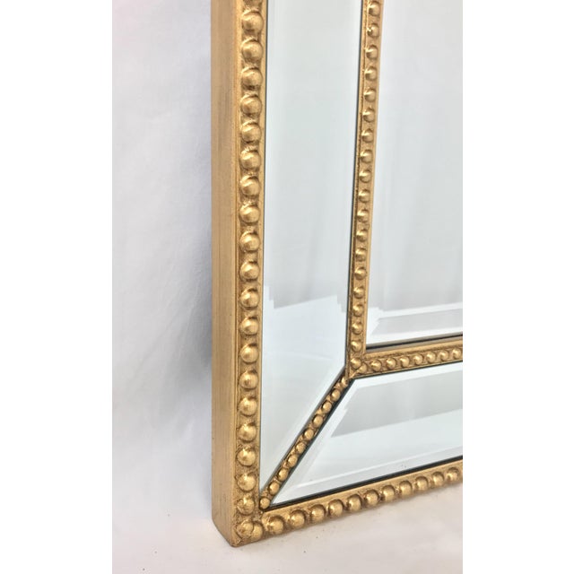 Roxeburghe Gold Beaded Wall Mirror Chairish
