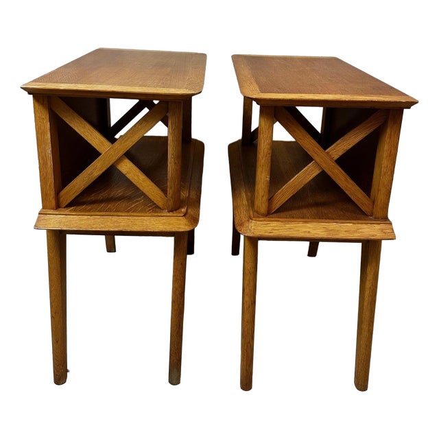 Vintage Bedside Tables, 1960, Set of 2 For Sale
