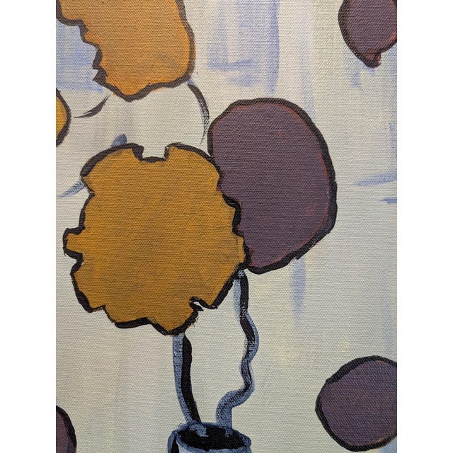 This painting will fit beautifuly with certain decors. It is 12x24" ...no frame necessary as it has a 1.5" depth painted...