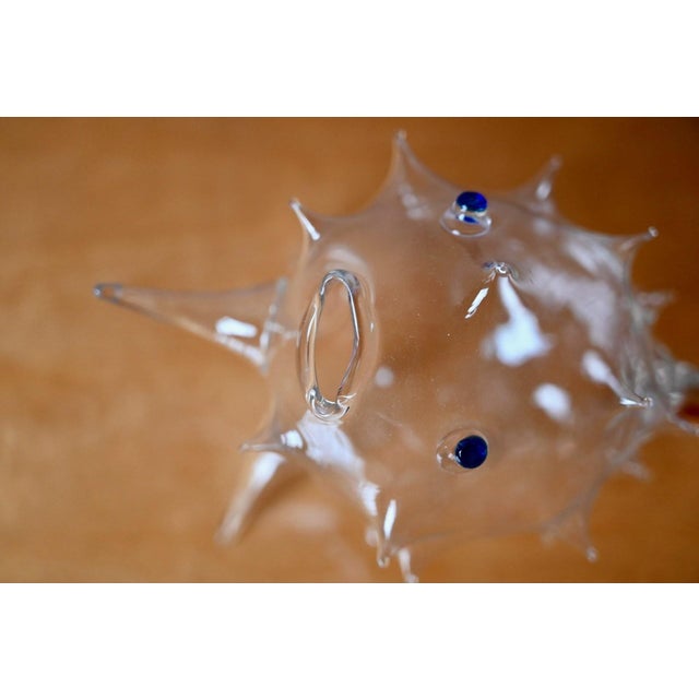 Blown Glass Sculpture of a Fish from Mb Art Glassworks, 1970s For Sale - Image 8 of 9