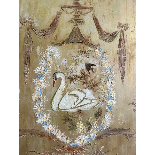 Vintage Painted Armoire with Chinoiserie, 1920s For Sale - Image 15 of 16