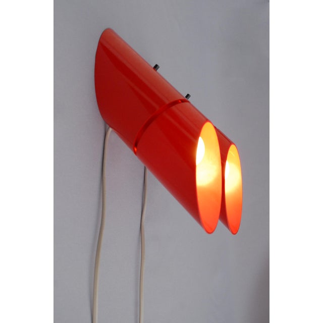 Plastic Phister Wall Lamps by Hans Due for Fog & Mørup, 1970s, Set of 2 For Sale - Image 7 of 12