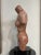 Italian Italian 1980 Signed Marble Female Torso Sculpture on Rotating Black Lacquered Pedestal For Sale - Image 3 of 8
