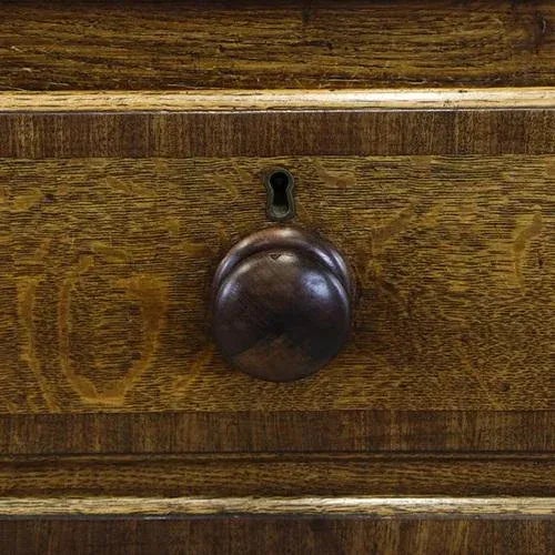 Vintage Oak Cabinet For Sale - Image 9 of 12