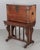 19th Century Spanish Vargueno Desk, Hand-Carved Walnut For Sale - Image 4 of 12