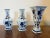 White Antique 17th / 18th Century Chinese Kangxi Porcelain Mantel Vases - Set of 3 For Sale - Image 8 of 13