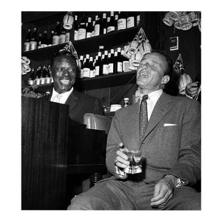 Nat 'King' Cole and Frank Sinatra at the Villa Capri 1955 For Sale