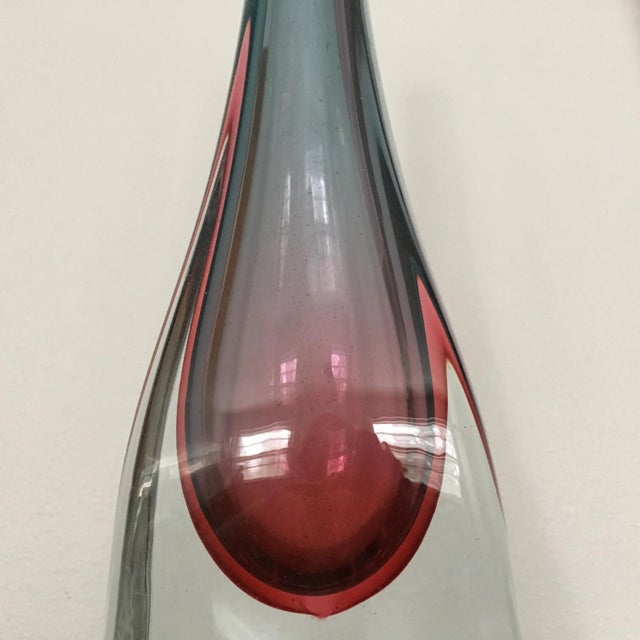 Murano Sommerso Vase For Sale In Richmond - Image 6 of 7