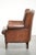 Dark Brown Sheepskin Wingback Lounge Chair For Sale - Image 5 of 14
