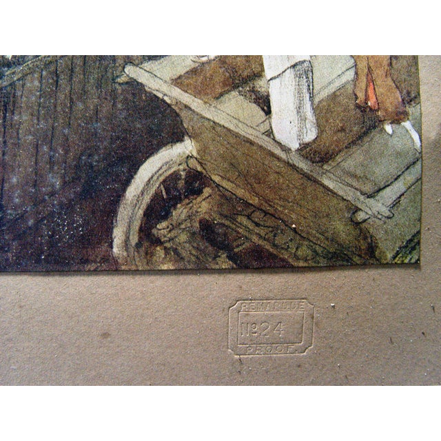 Early 20th Century Cecil Aldin Horse Race Lithograph For Sale - Image 4 of 5