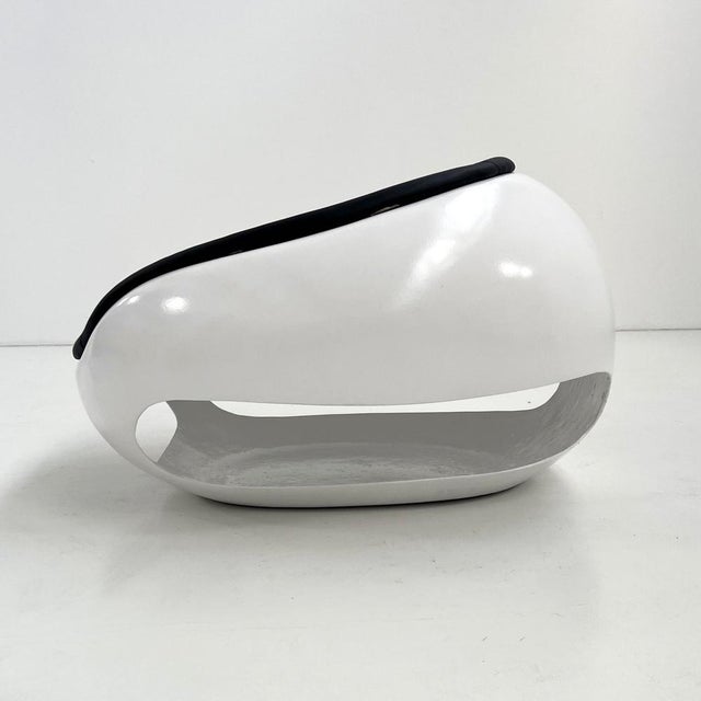 1960s Fiberglass Pod Lounge Chair by Mario Sabot, 1960s For Sale - Image 5 of 10