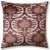 "This luxury 20x20 inch throw pillow is handwoven from authentic silk velvet and finished with a timeless ikat-inspired...