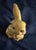 Add a touch of rustic charm to your shelves or spring tablescapes with this delightful vintage-inspired folk art rabbit...