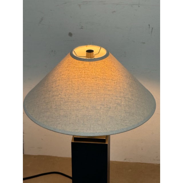 Restoration Hardware Square Column Table Lamp For Sale - Image 9 of 12