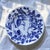 Blue 19th Century French Ironstone Plates with Vegetable Garden Decoration, 1930s, Set of 6 For Sale - Image 8 of 14