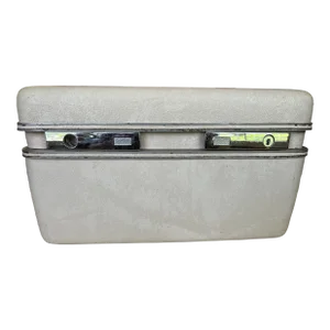 1960s Vintage Sears Courier Roebuck and Company Travel Train/Cosmetics Case Ivory Original