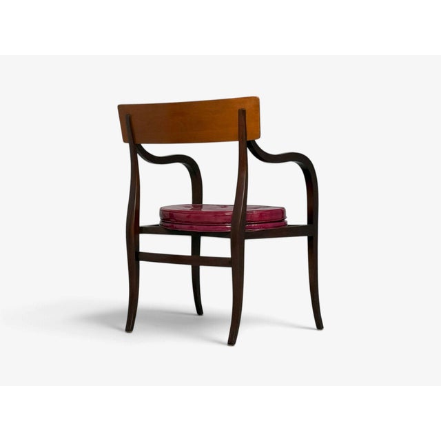 Edward Wormley, Alexandria Armchairs, Mahogany, Walnut, United States, 1960s For Sale In New York - Image 6 of 14