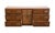 Dixie Furniture Solid Walnut Campaign Style 70" Triple Door Dresser 545-235 For Sale In Kansas City - Image 6 of 18