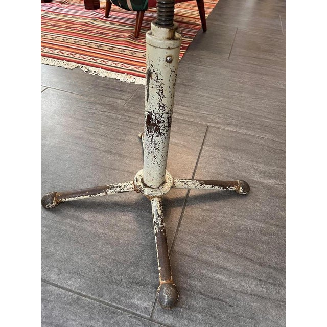 Industrial Swivel Chair from Blaha, 1950s For Sale - Image 12 of 13