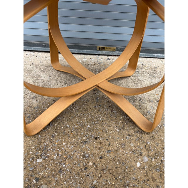 Brown 1990s Frank Gehry for Knoll “Hat Trick” Chair For Sale - Image 8 of 11