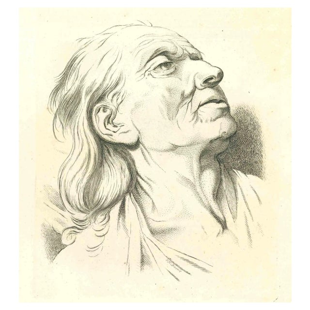 Thomas Holloway, Portrait, Original Etching, 1810 For Sale