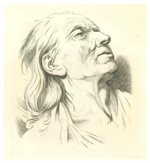 Thomas Holloway, Portrait, Original Etching, 1810