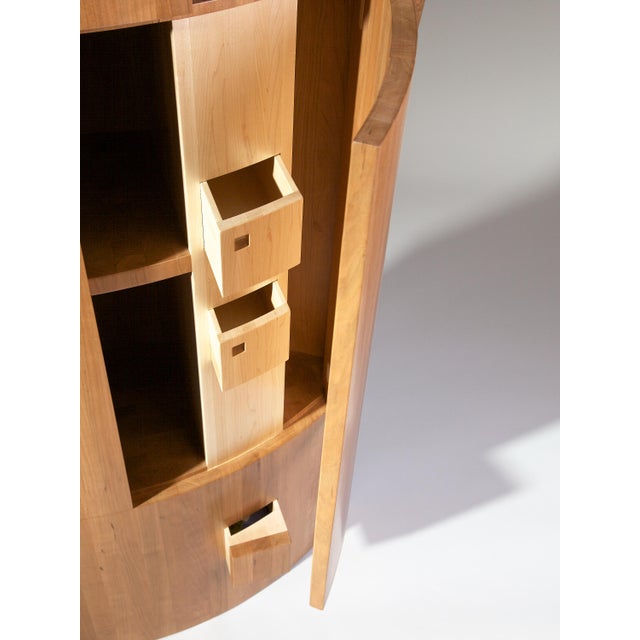 Wood Around Memory Cabinet by Mauro Dell'Orco For Sale - Image 7 of 11