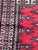 Red Mid-Century Turkmen Rug, 1940s For Sale - Image 8 of 15