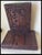 A pair of vintage hand carved Ethnographic, Honduran Bookends. The Bookends are hand carved wood and are decorated with a...