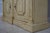 Crackle Painted Finish Double Arched Top Open Bookcase For Sale - Image 12 of 16