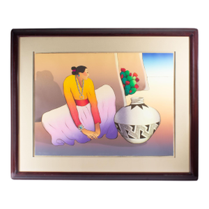 1988 “Silver Bracelet” Lithograph by r.c. Gorman