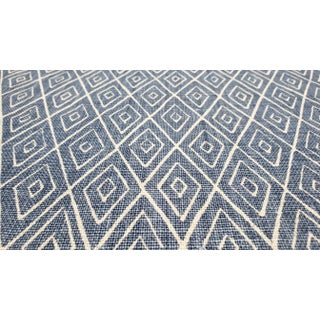 Peter Dunham Atlas Indigo Fabric: 3.5 Yards For Sale