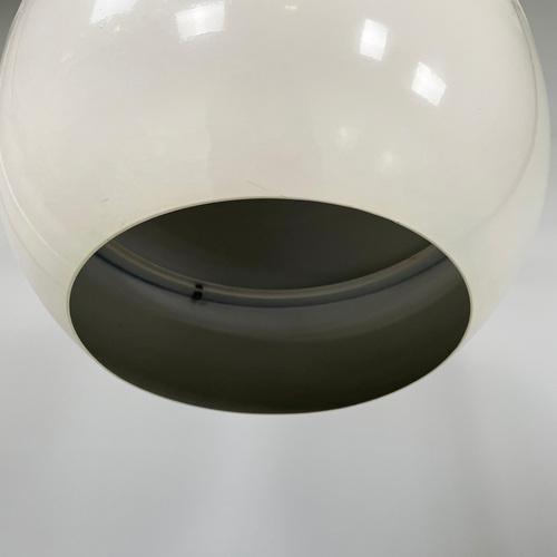 Metal Space Age Italian Chandelier in White Metal, 2000s For Sale - Image 7 of 14