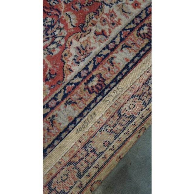 Textile Oriental Rug with Cream, Blue, Red and Pink For Sale - Image 7 of 9