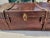 Art Deco Large Vintage Art Deco Era Distressed Leather Travel Trunk For Sale - Image 3 of 10